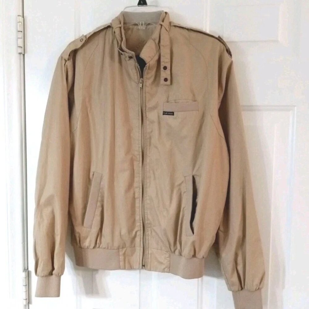 Club House Vintage 80s Jacket Men’s Large Tan